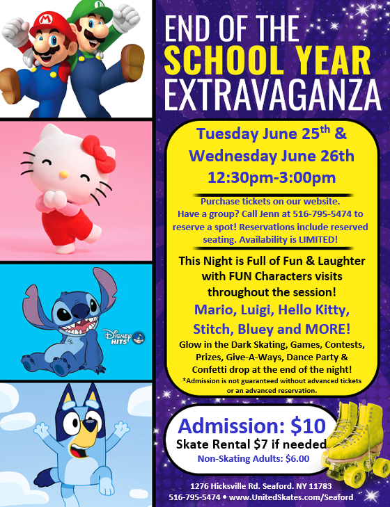 End of School Year Party at United Skates