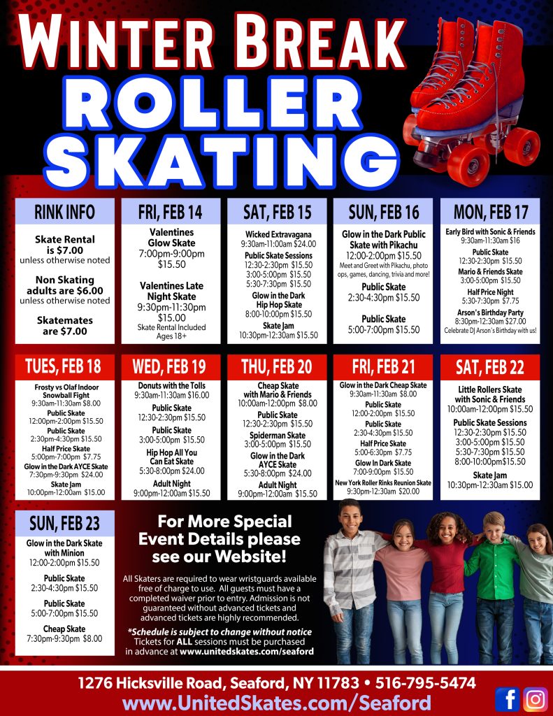 United Skates Seaford Winter Break 2025