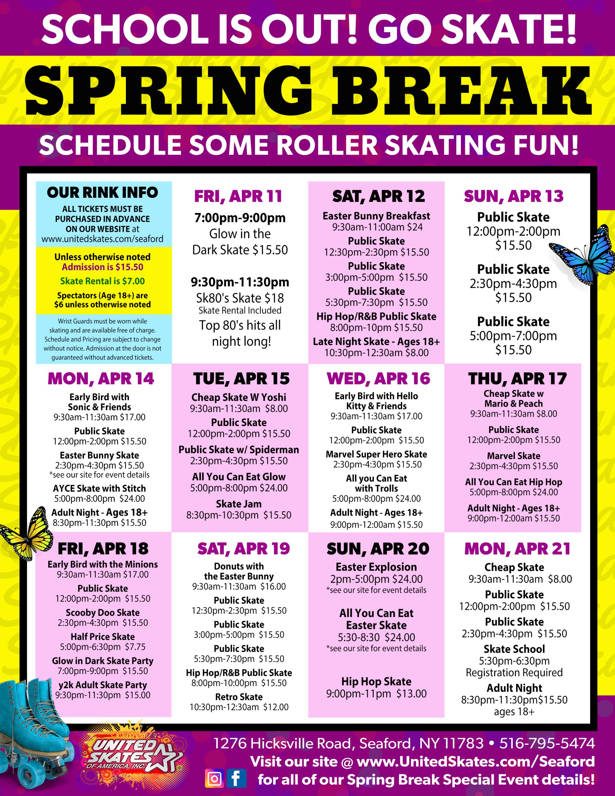 United Skates Seaford Spring Break 2025
