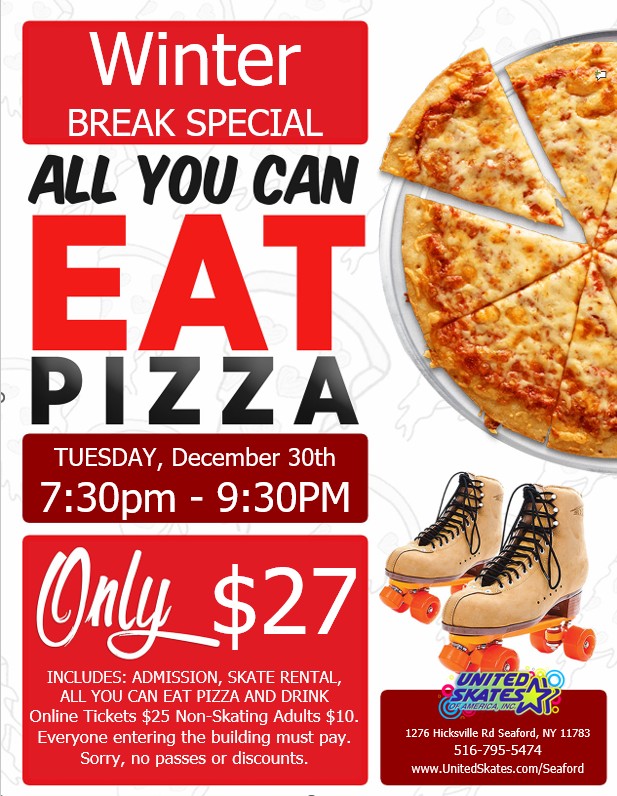 all you can eat pizza