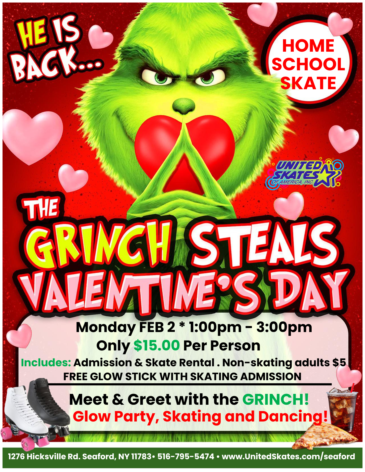 Home School Valentines Skate Party