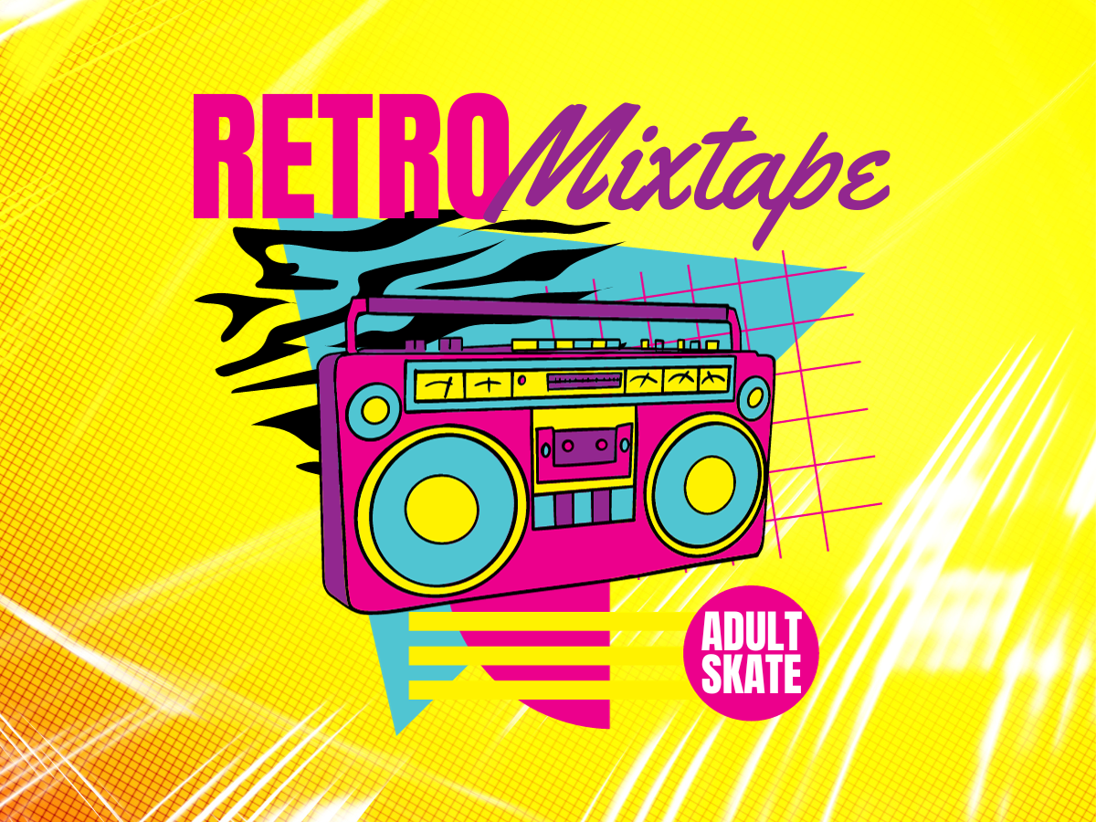 Retro Mixtape Adult Skate