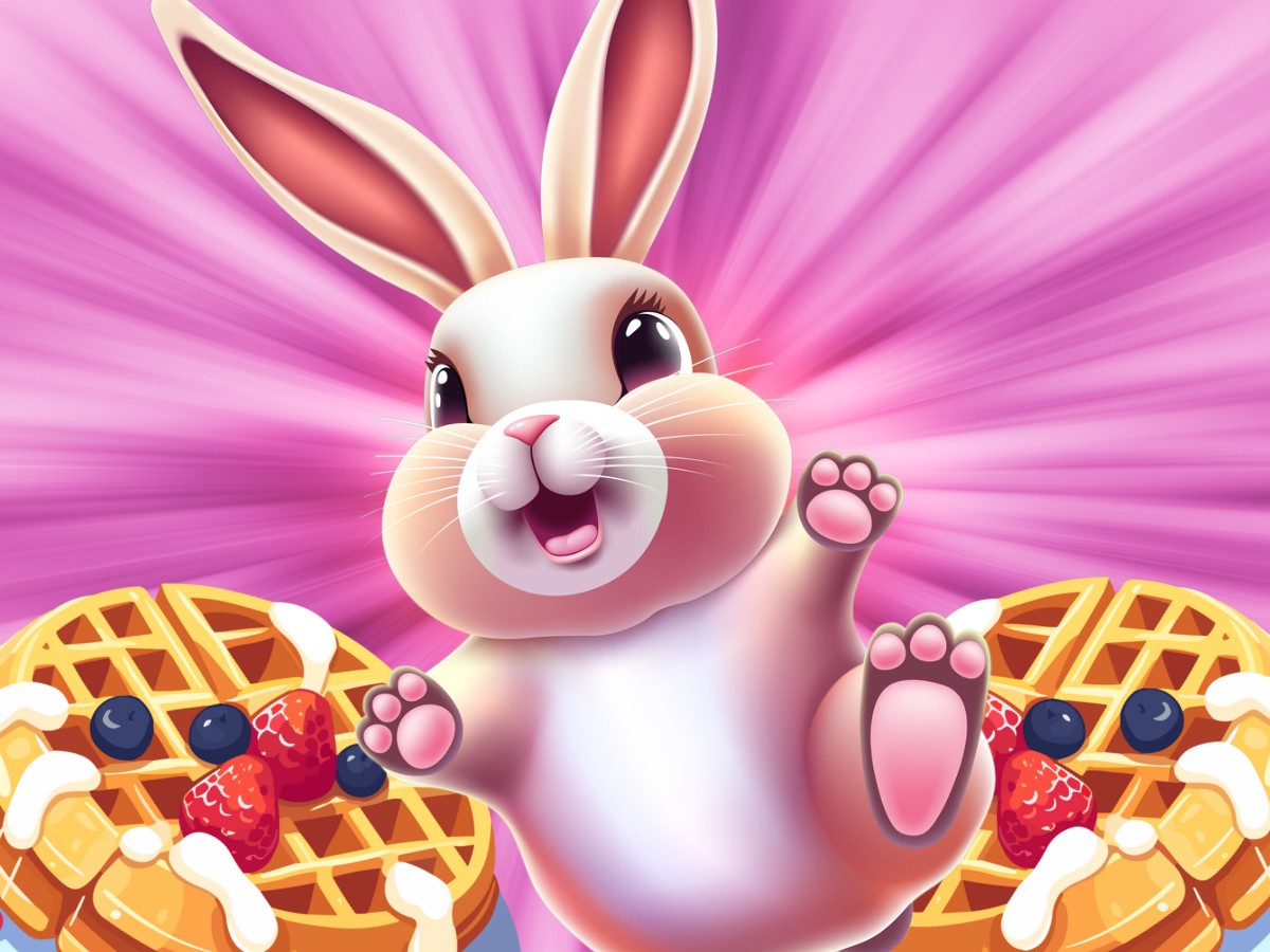 Waffles with the Easter Bunny at United Skates RI