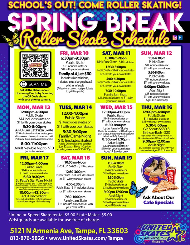 Spring Break Skating at United Skates