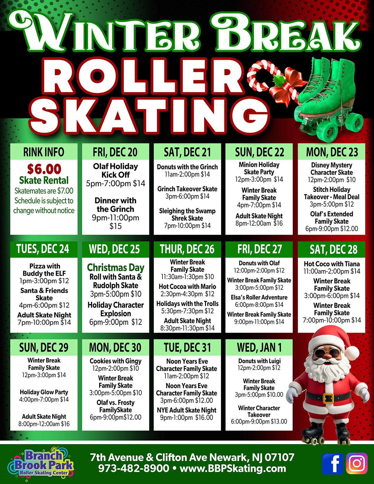 BBP Skating Winter Break 2024