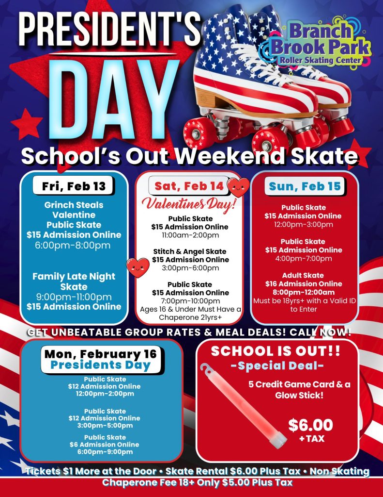 Schools out and we are skating at Branch Brook Park