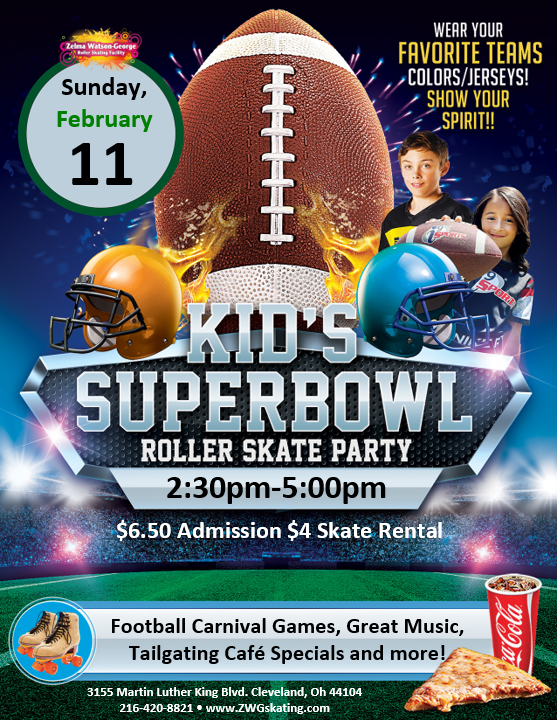 ZWG Skating Superbowl Skate Party
