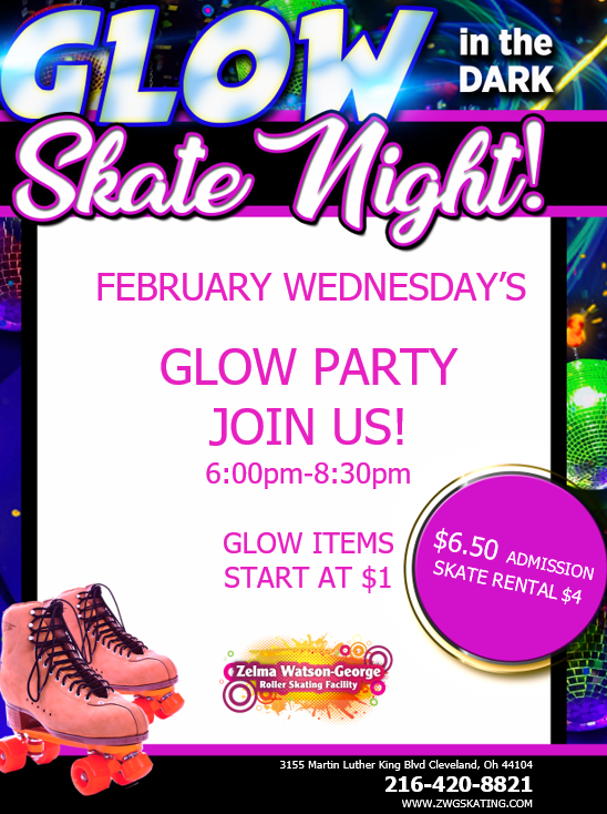 ZWG Skating Glow Skate Night