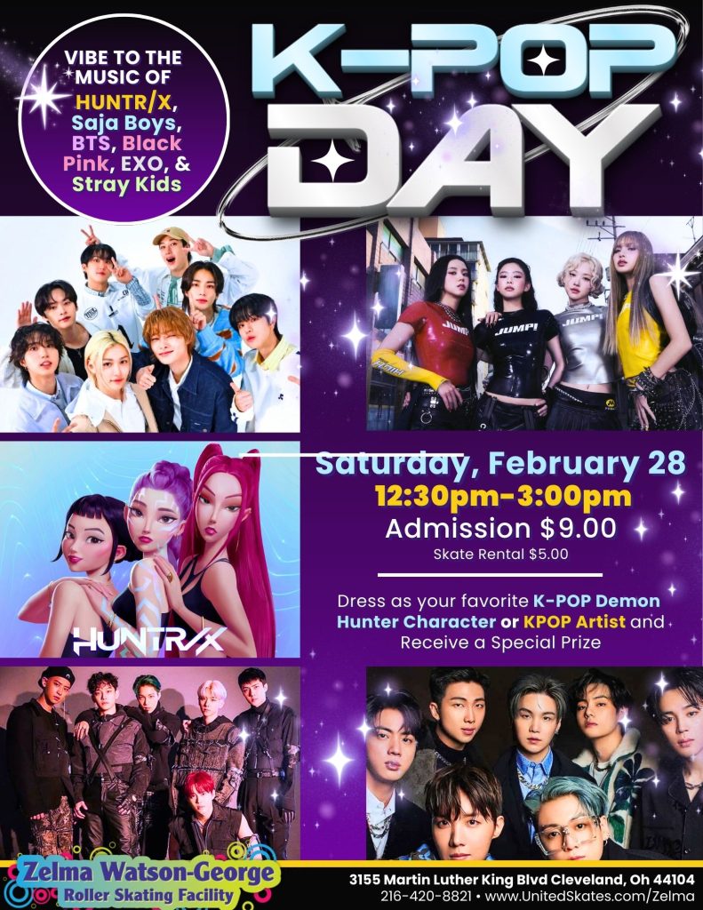 ✨🛼 K-POP DAY SKATE is coming! 🛼✨ | Zelma Watson George Skating