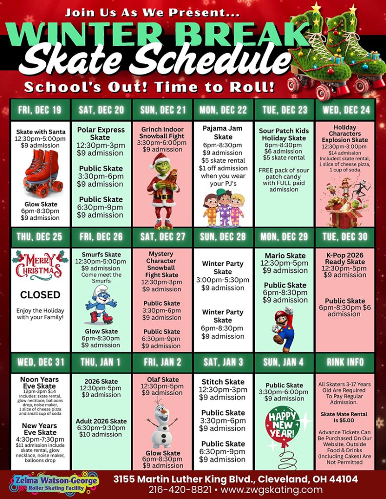 Winter Break 2025 ZWG Skating