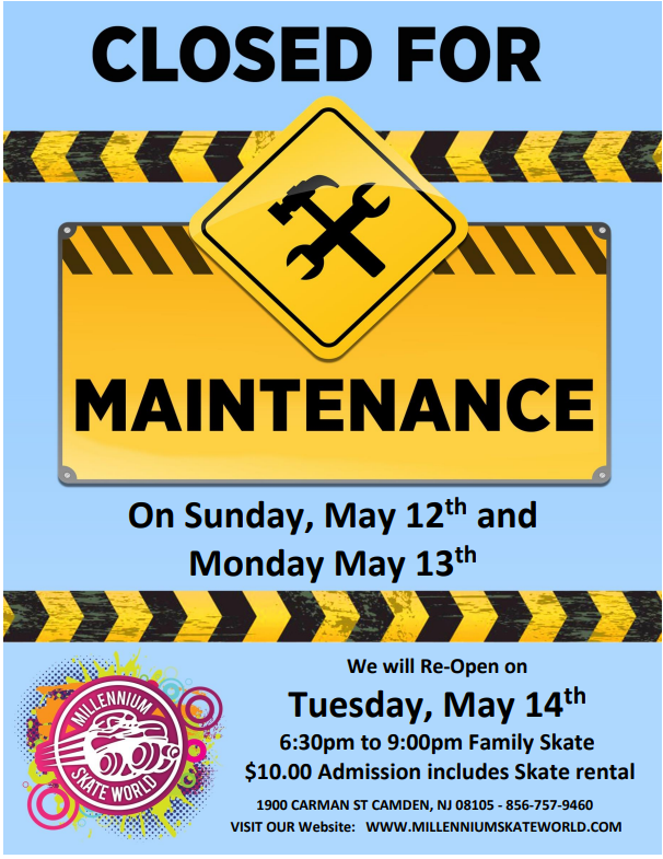 Closed for Maintenance