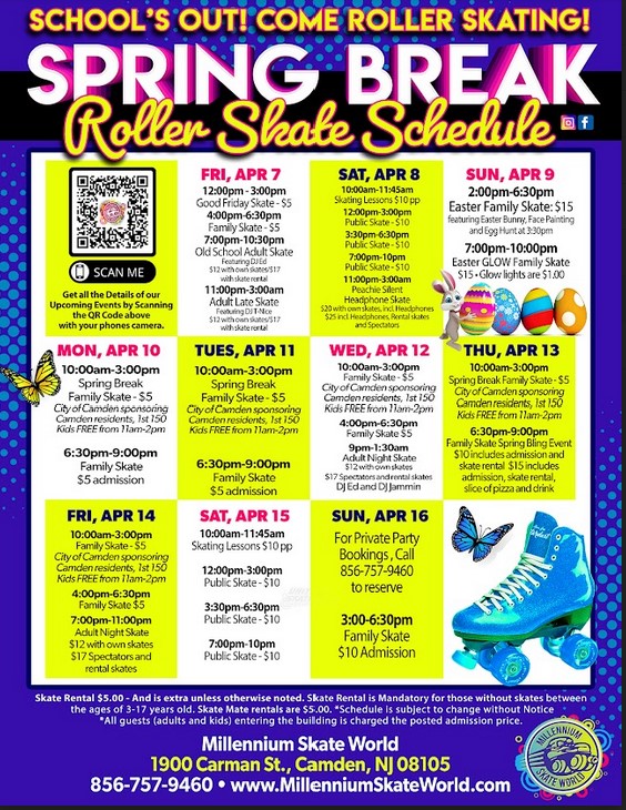 Spring Break Skating at Millennium Skate World