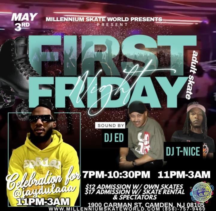 1st Friday May Adult Skate