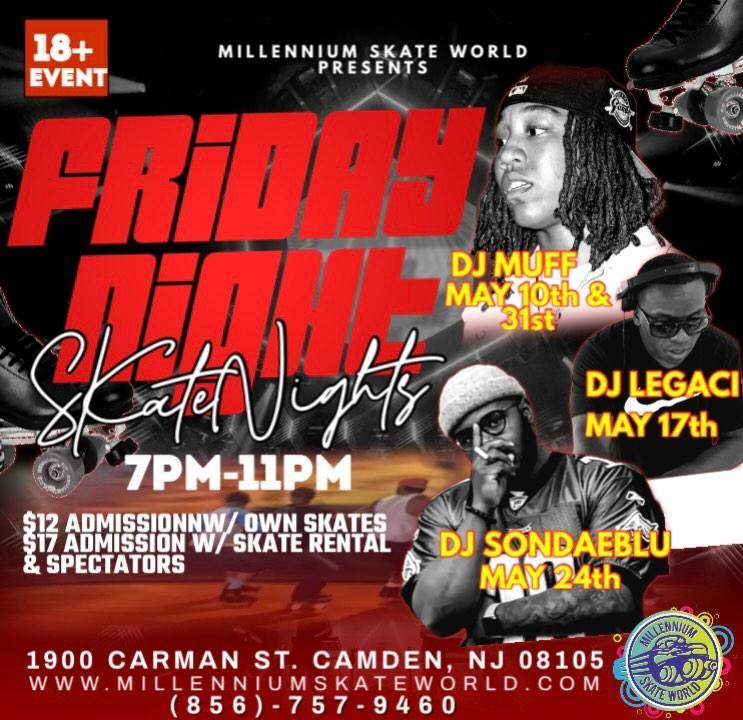 Friday night adult skate