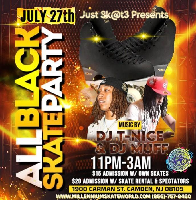 All Black Adult Skate