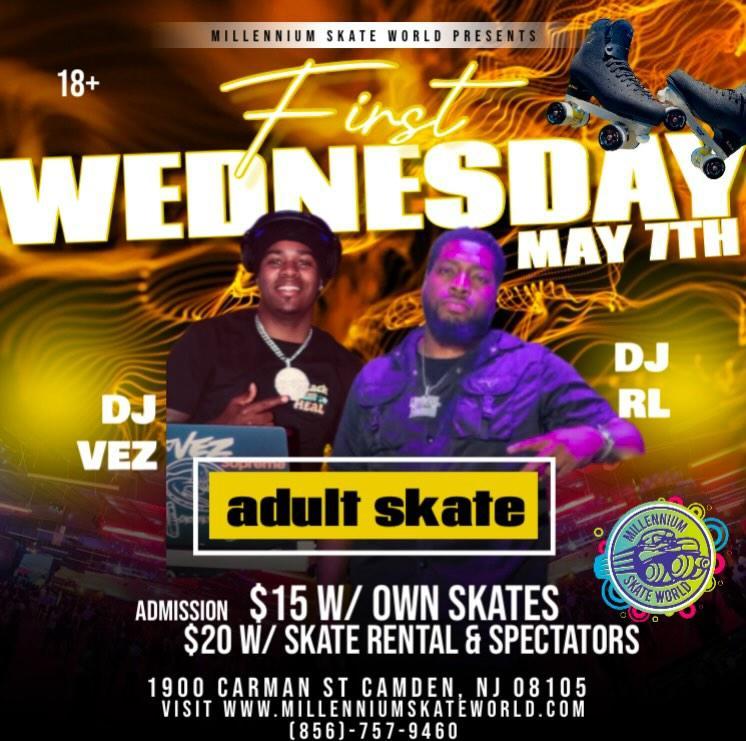 1st Wednesday Adult skate