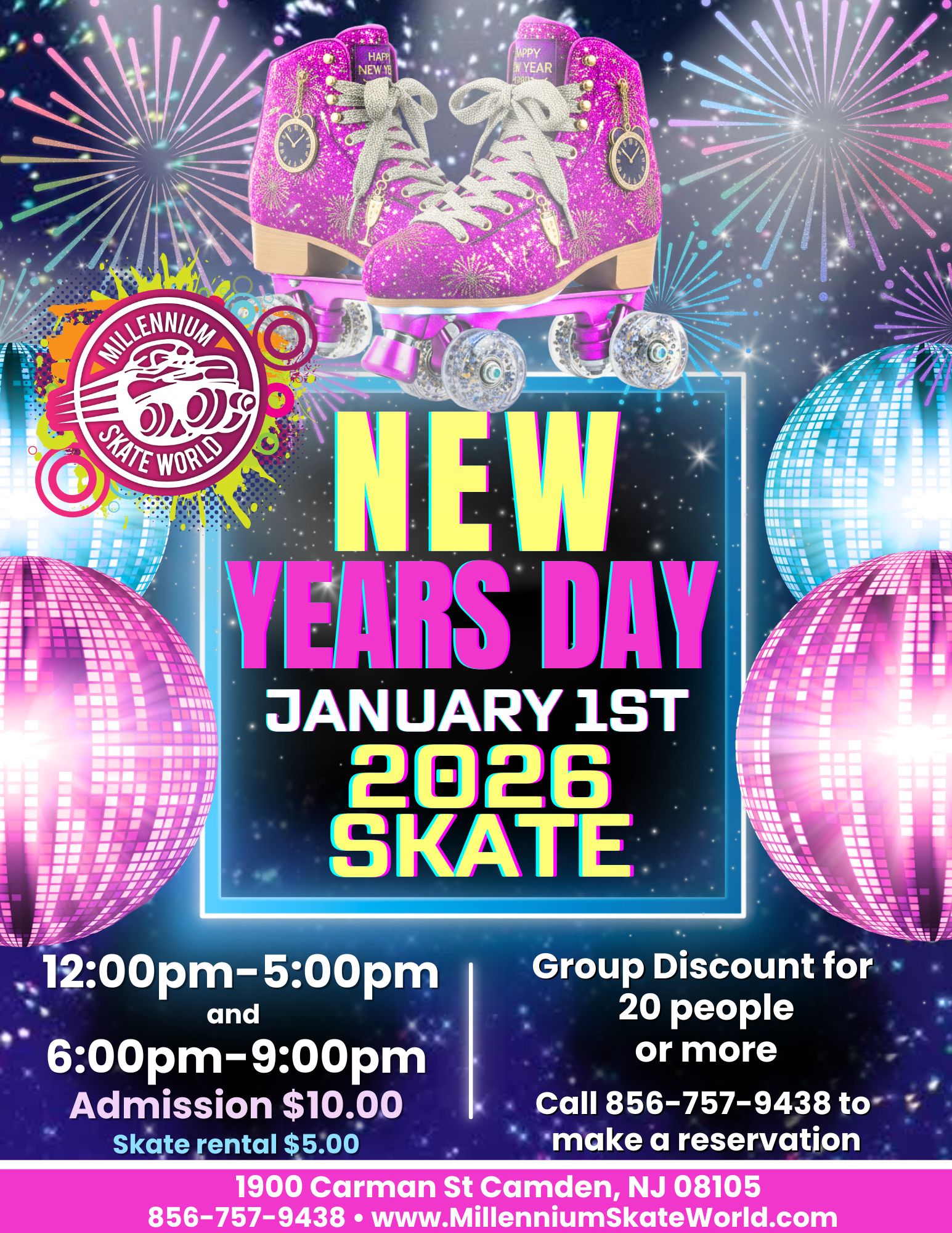 New Years Day skate