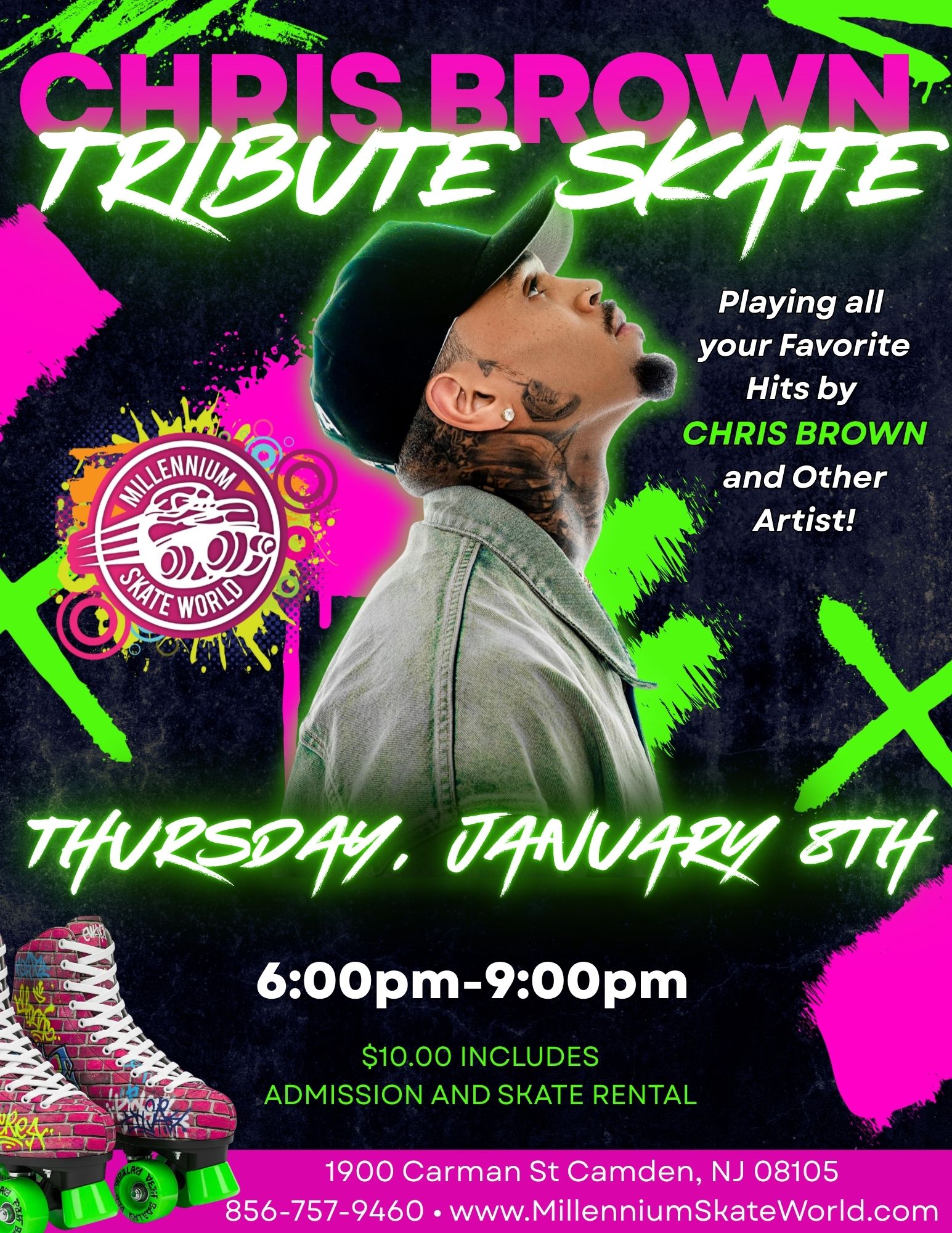 Chris Brown Tribute skate