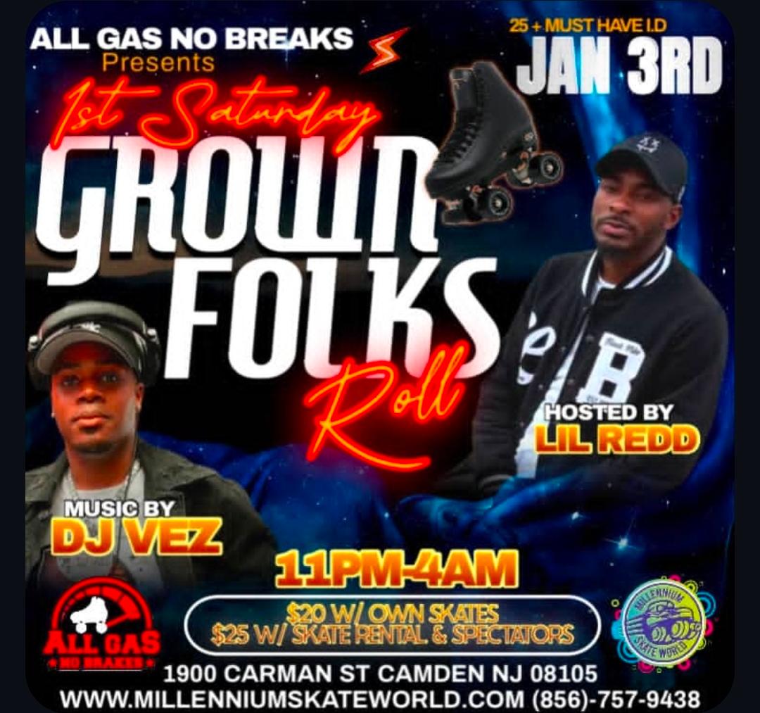 Grown folks Adult skate