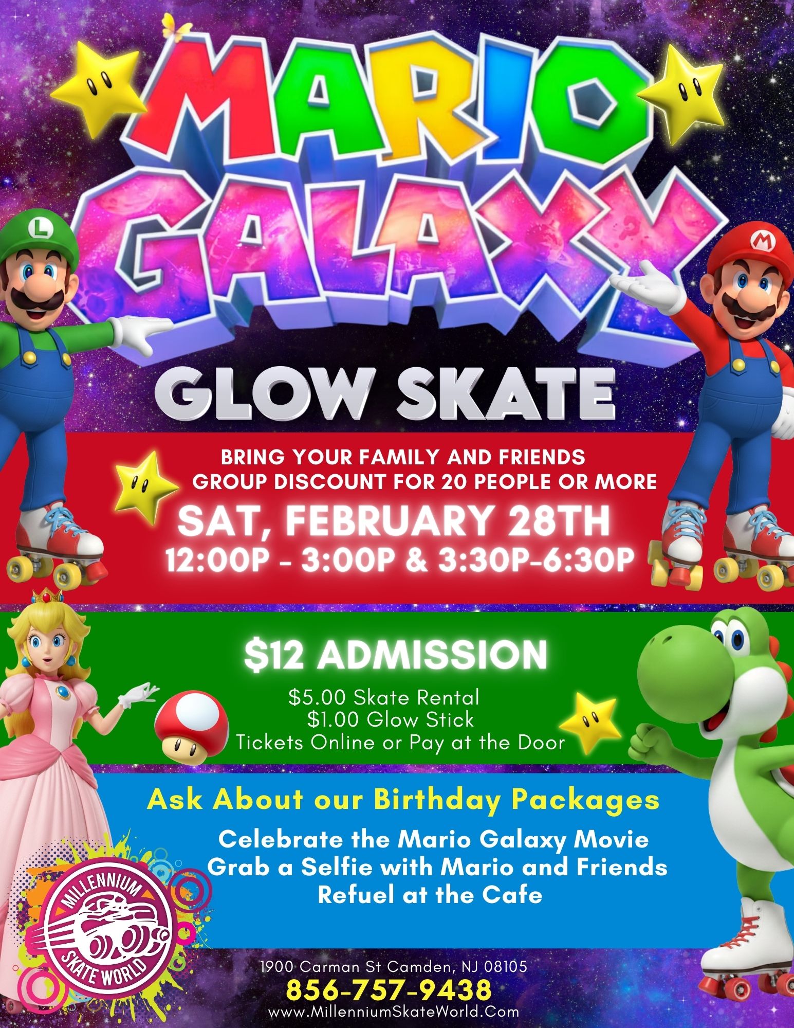 Mario Glow Skate