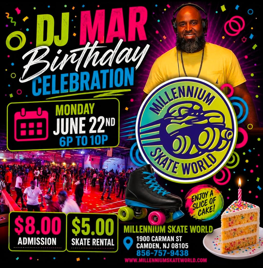 DJ Mar Birthday skate