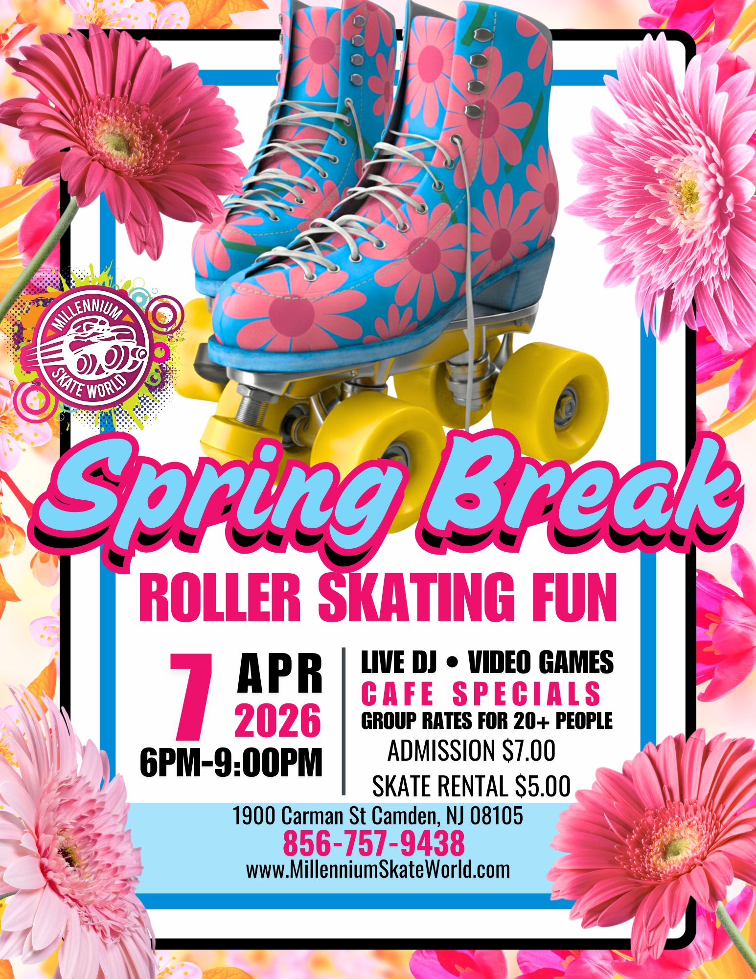 Tuesday 4.7.26 Spring Break Skate