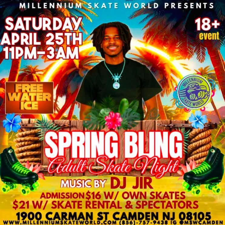 Spring Bling Adult Night skate