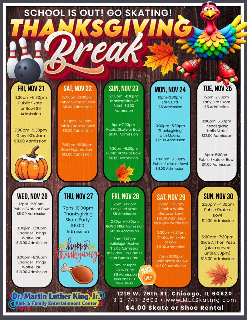 MLK Skating Thanksgiving Break 2025