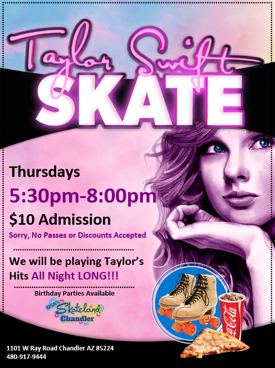 Skateland Chandler Swiftie Night