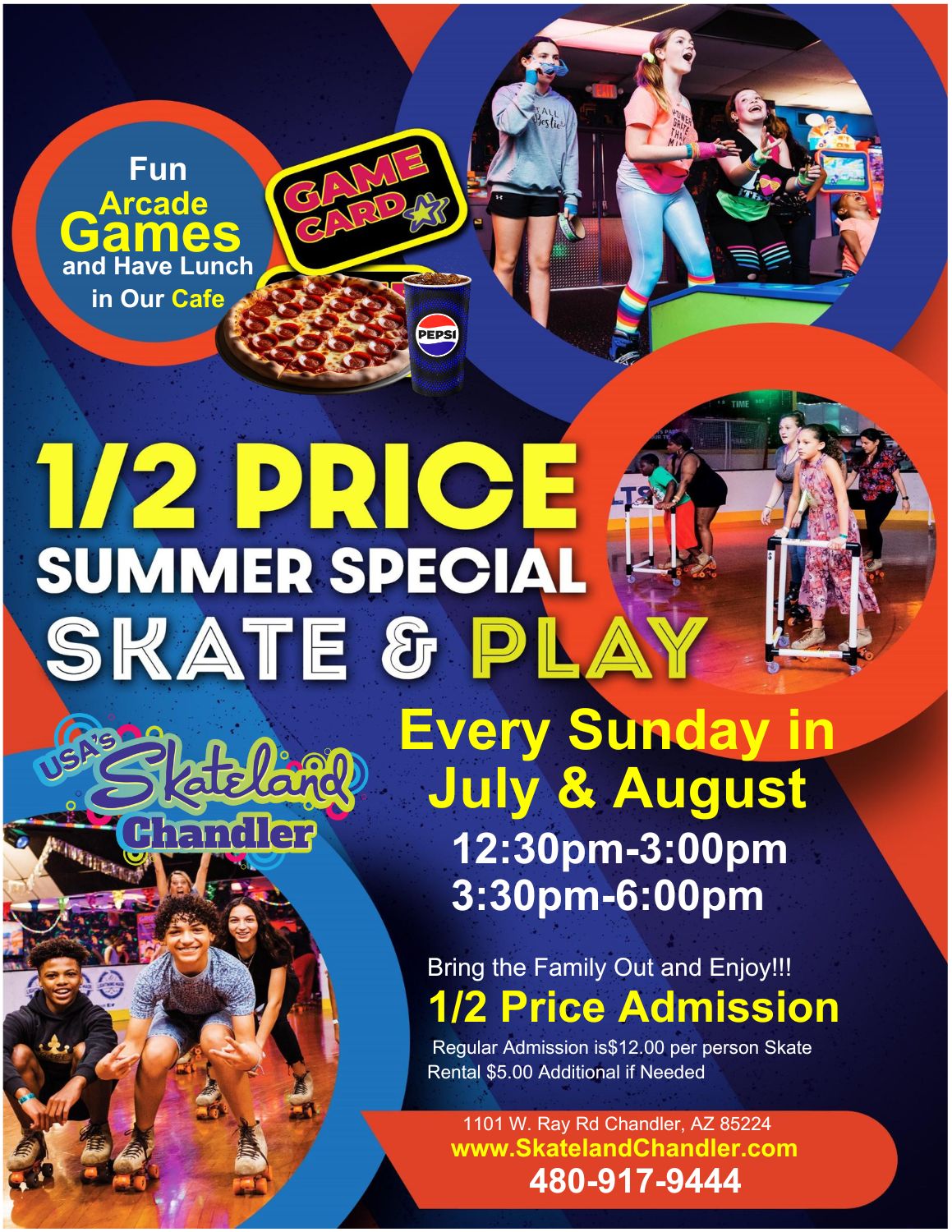 1/2 Price Sundays at Skateland Chandler