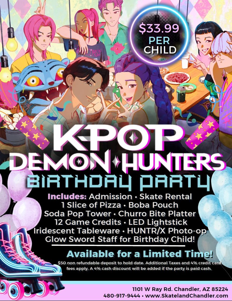 K Pop-birthday-party-package-at-Skateland-Chandler