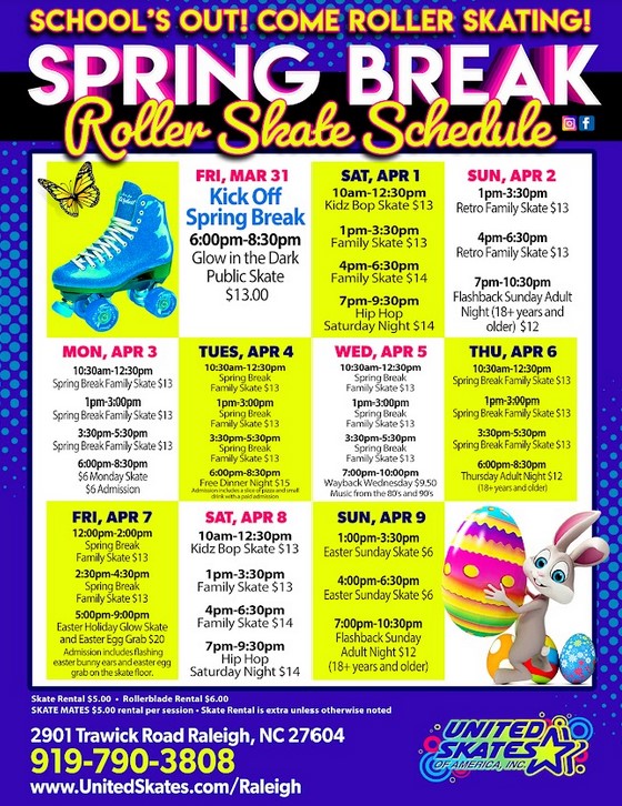 Spring Break Skating at United Skates