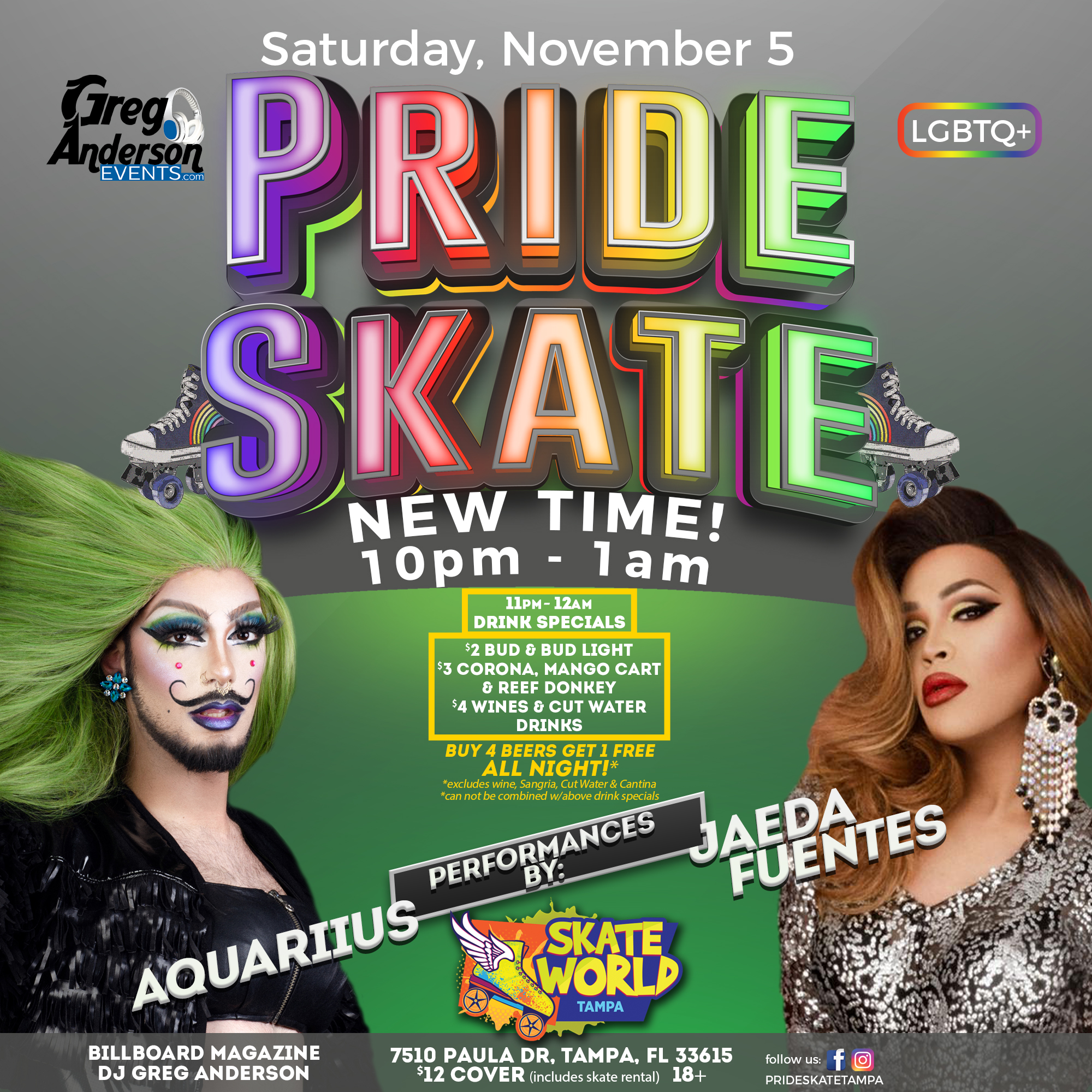 pride skate at skate world