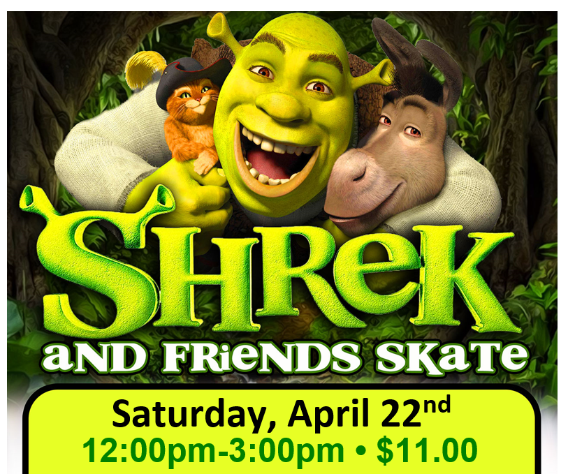 Shrek skate at skateworld