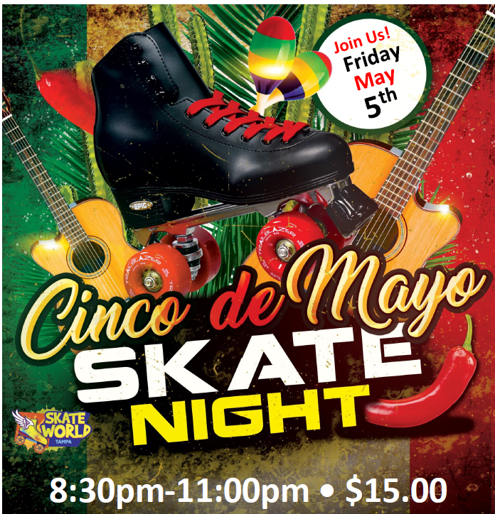 cinco de mayo skate at skate world