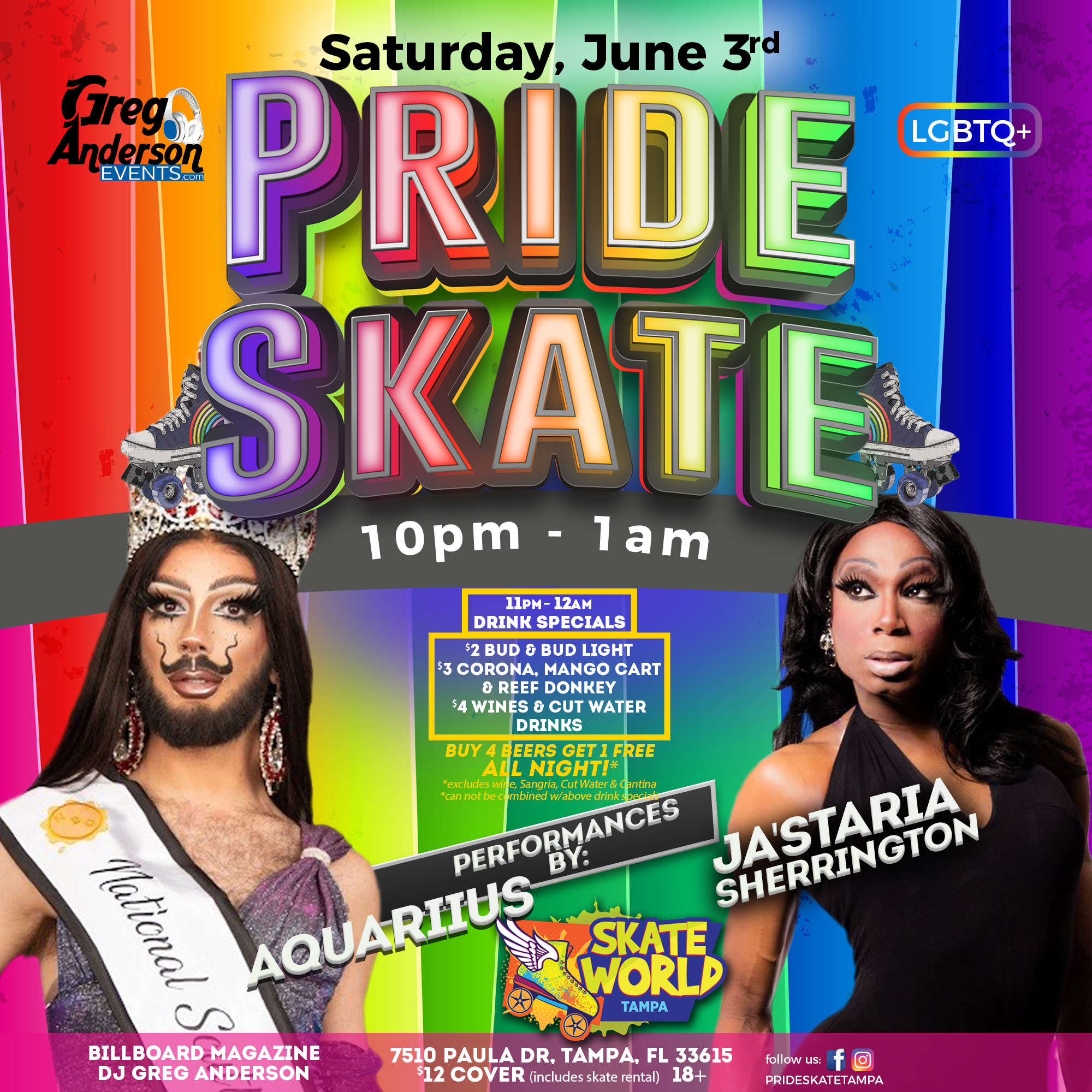 pride skate at skate world