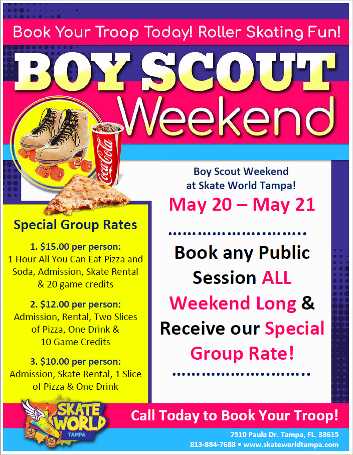 boy scout skate at skate world
