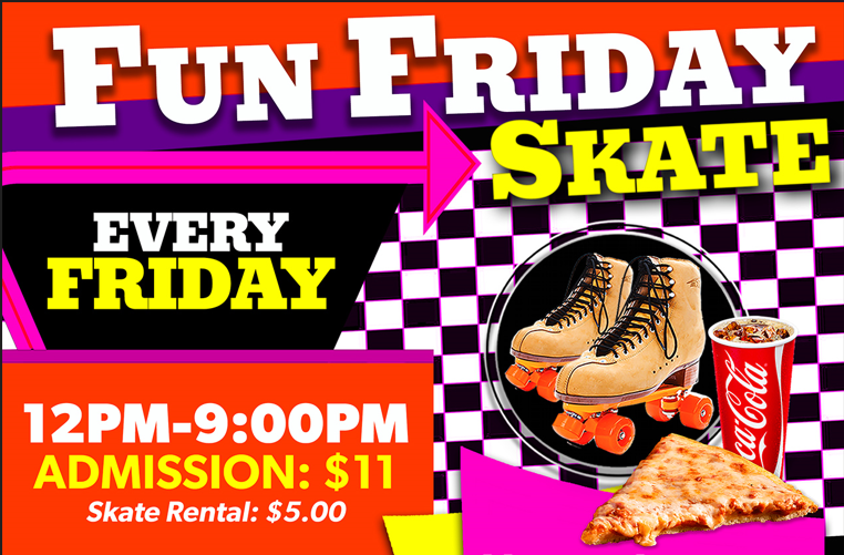fun friday skate at skate world