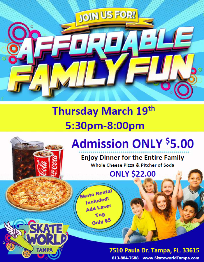 Affordable Family Fun Skating and Laser Tag at Skateworld Tampa