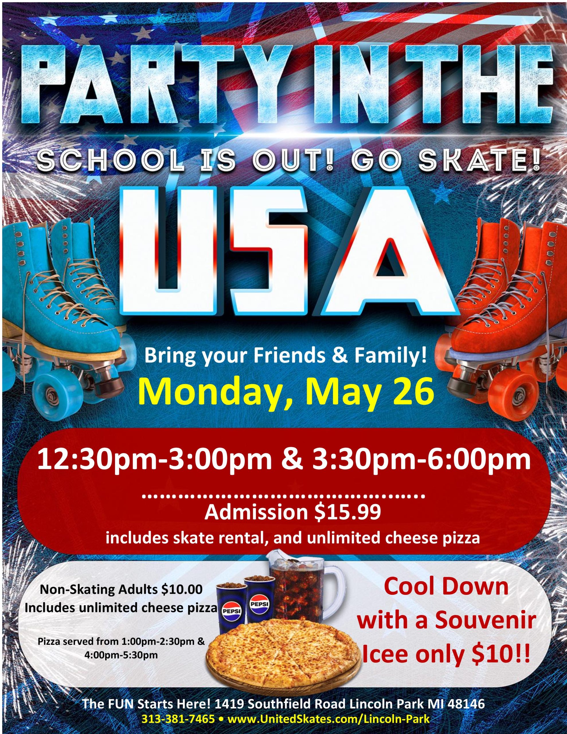 United Skates Lincoln Park Memorial Day 2025