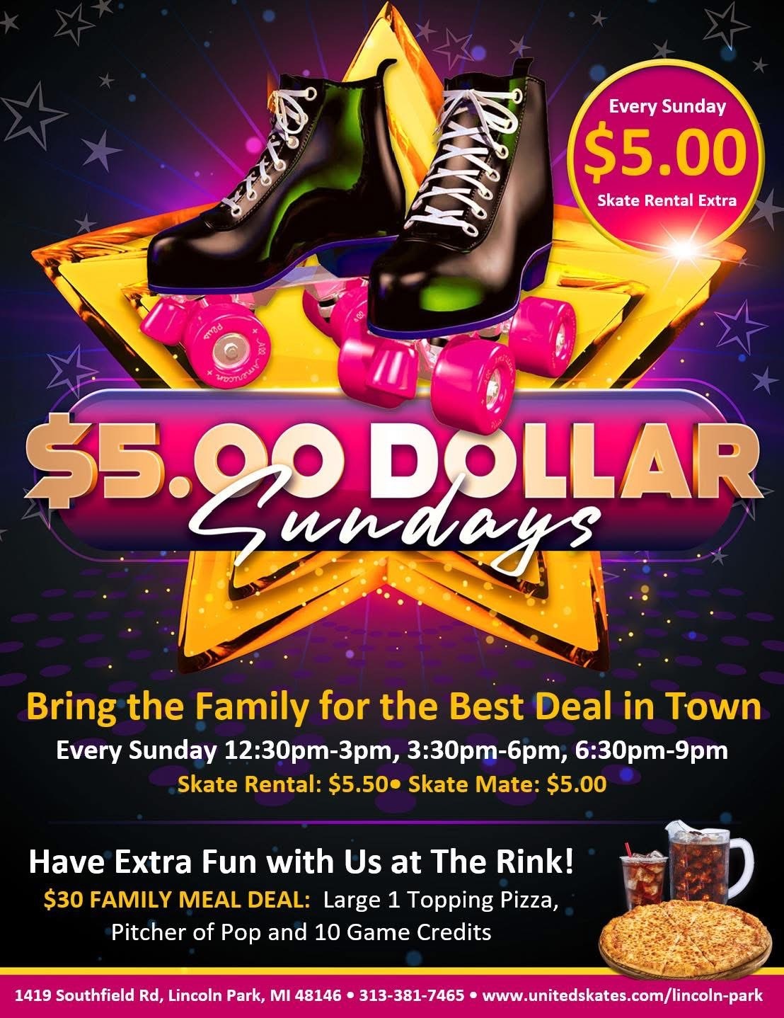 $5 Fridays at United Skates this Summer