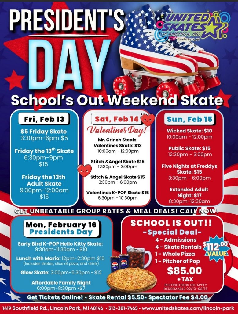 Fun Schools Out Roller Skating