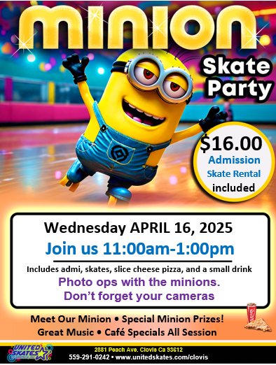 United Skates Clovis Minion Skate