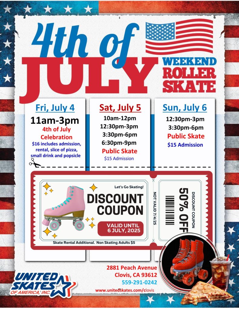 4th of July Skating Weekend at United Skates