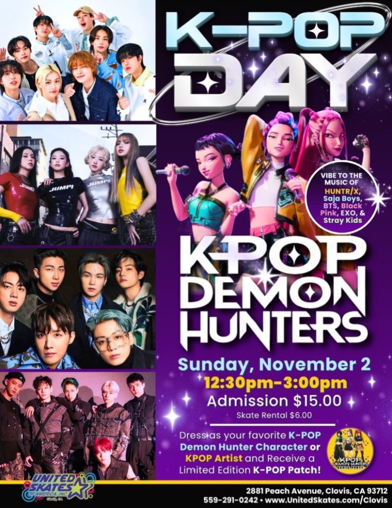 kpop 11/2 United Skates Clovis
