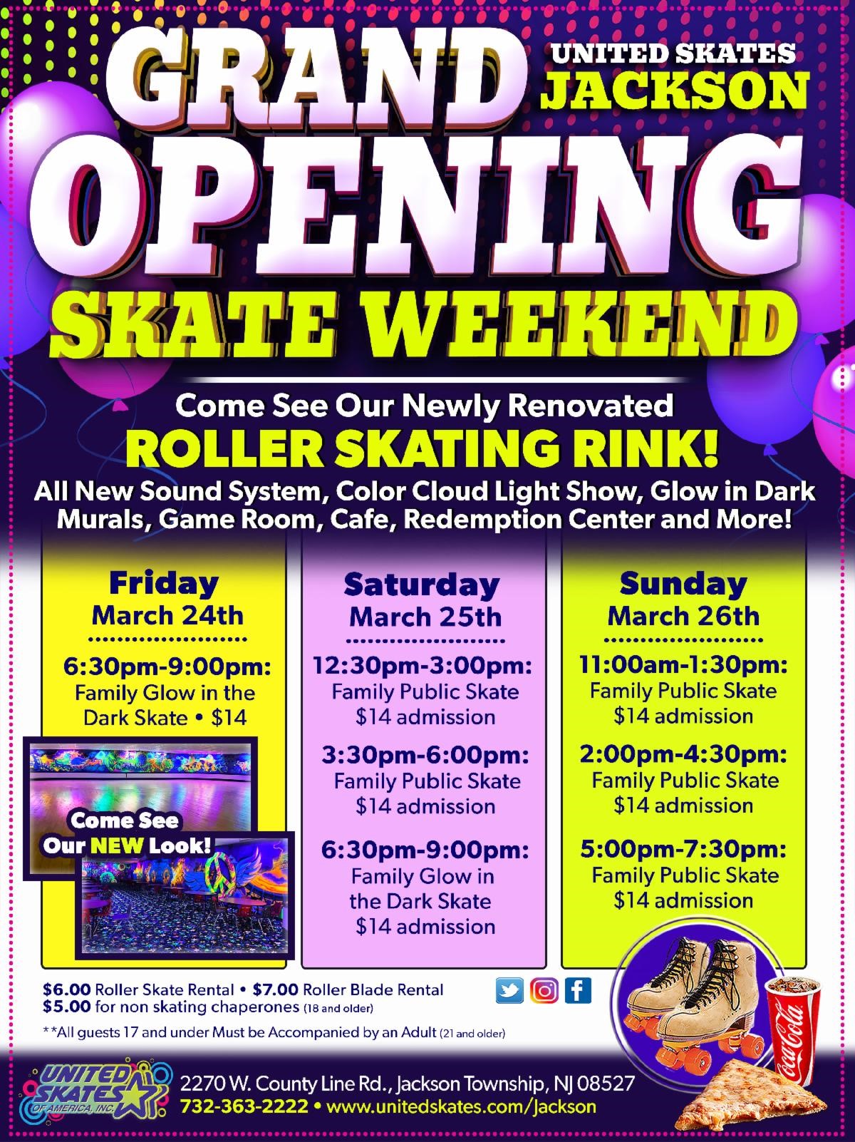 United Skates of America in Jackson NJ Grand Opening Weekend