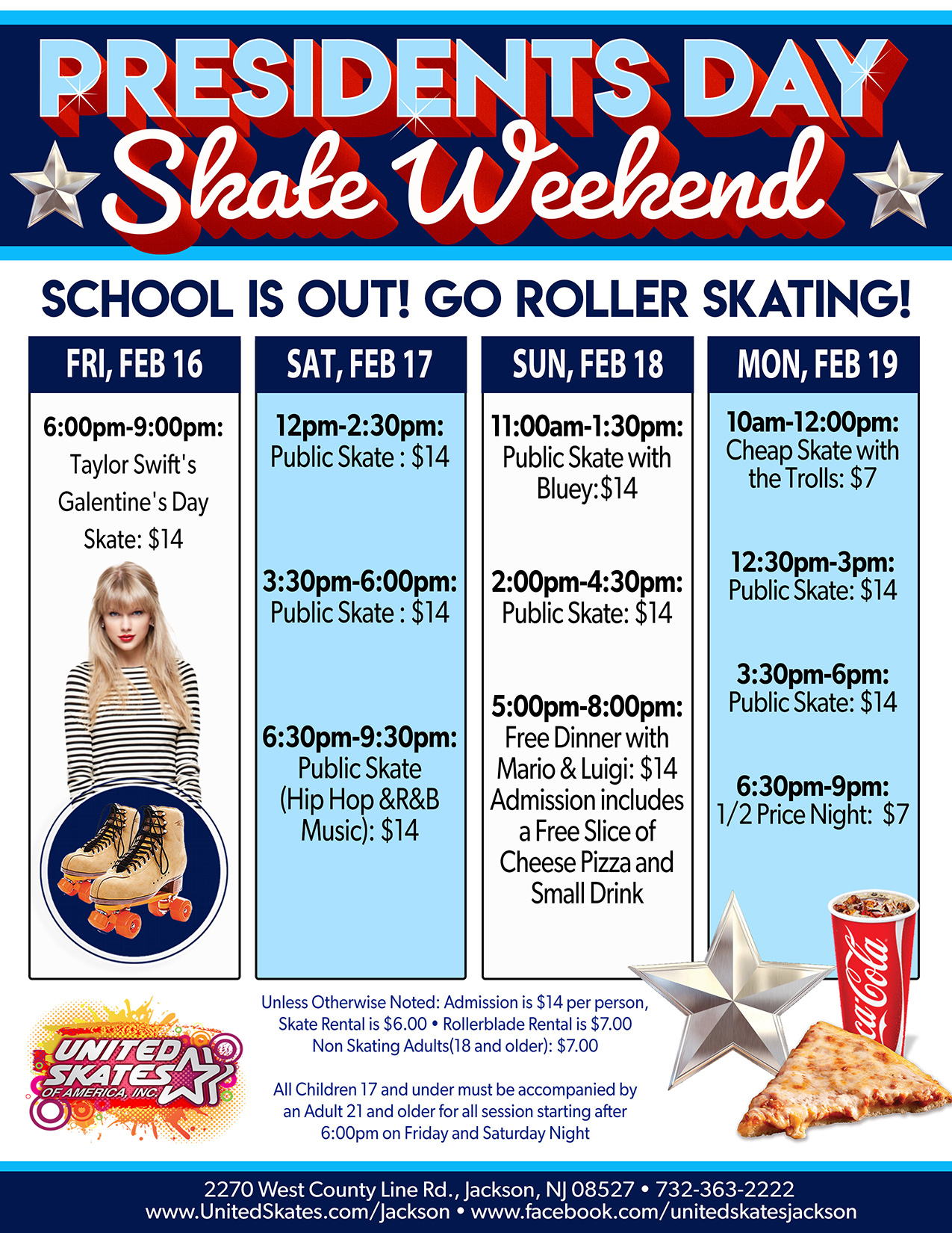 United Skates Jackson Presidents Day Weekend 2024