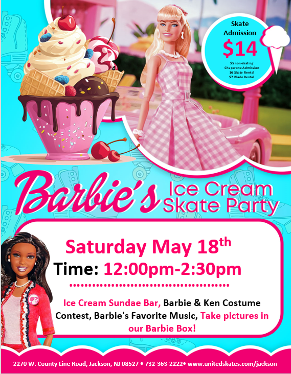 United Skates Jackson Barbie Ice Cream Skate