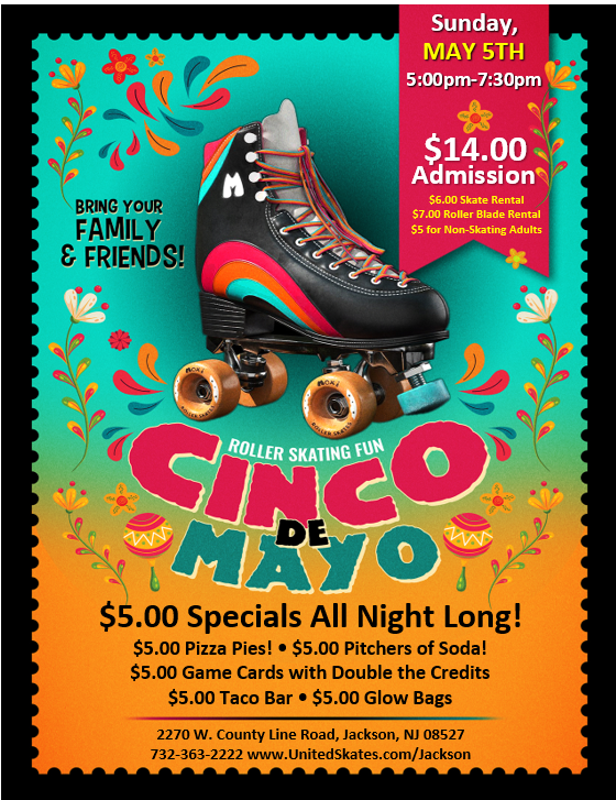 United Skates Jackson Cinco De Mayo