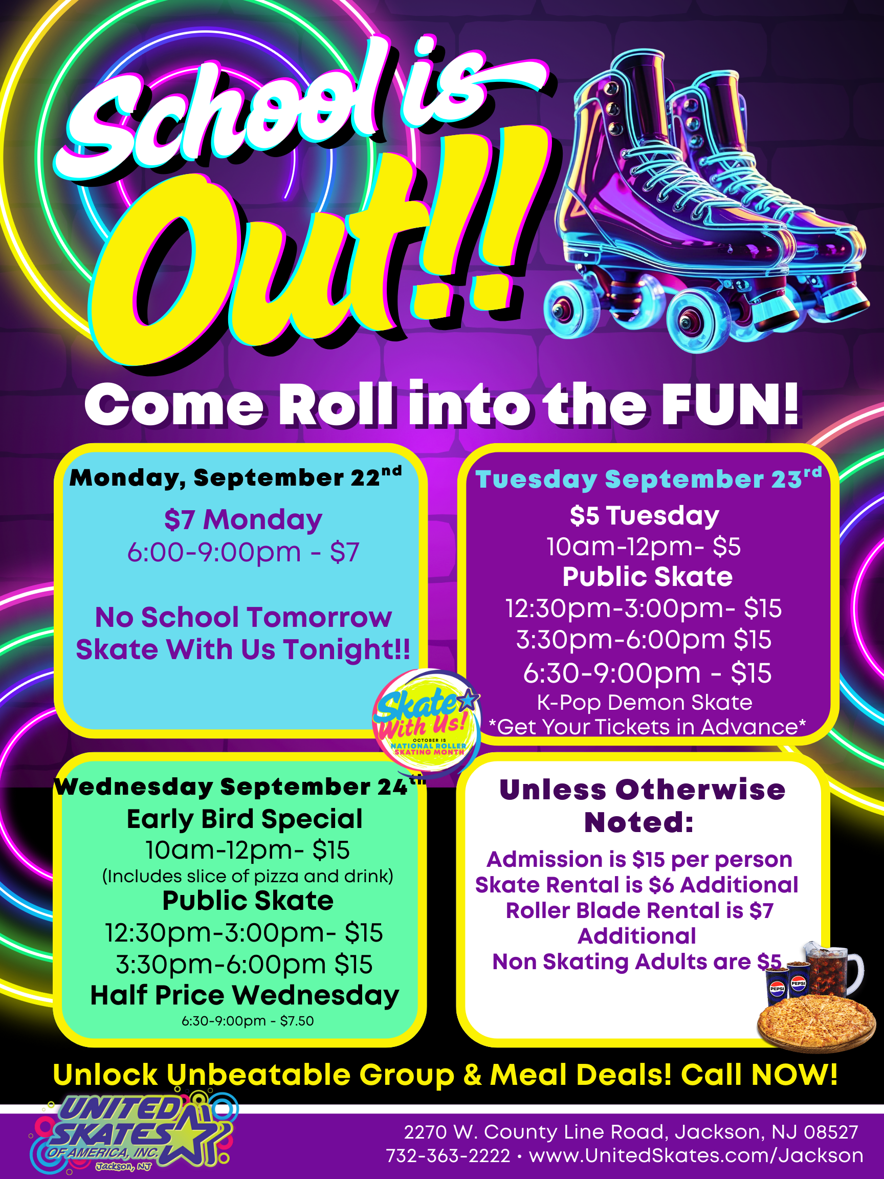 United Skates Jackson School is Out